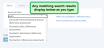 Real-time search results